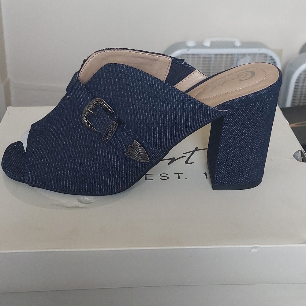 Denim Heels